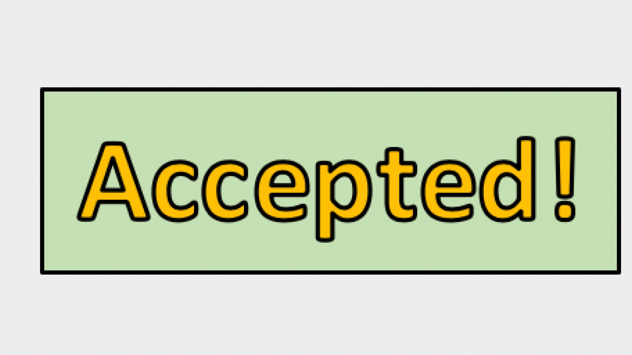 Arvind’s paper is accepted!
