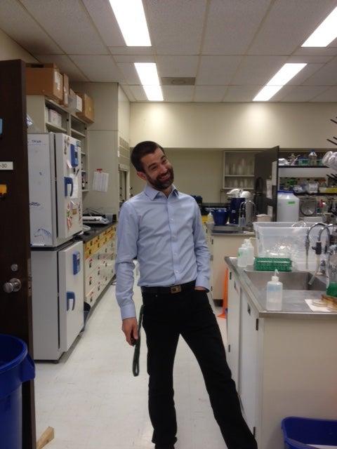 Ben’s response after seeing his students present!